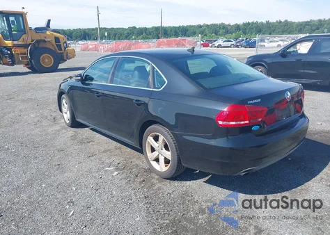 2013 Volkswagen Passat Se из США, поврежденный, VIN 1VWBP7A39DC104977